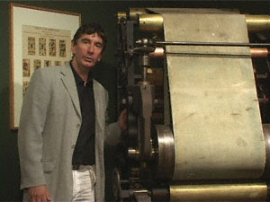 フィリップ・カモワンと4色印刷機